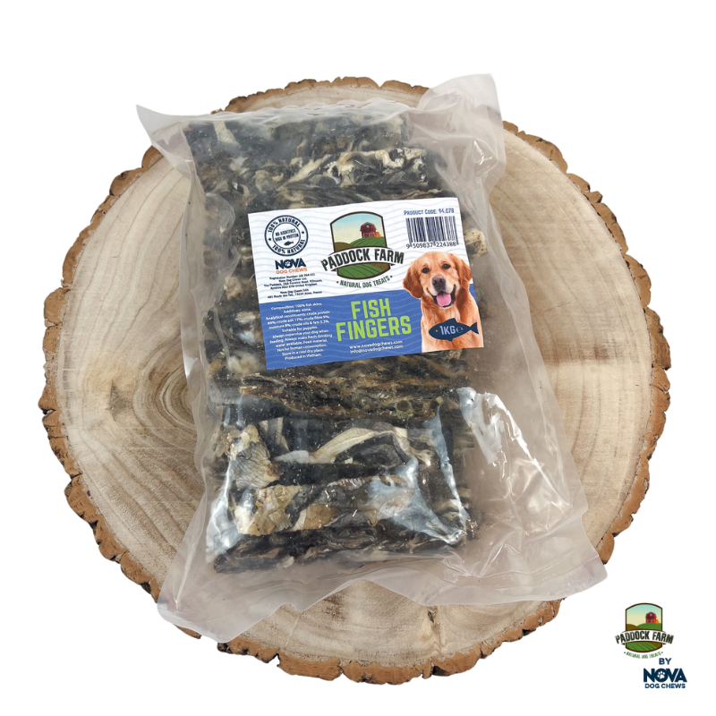 Fish Fingers 1kg – Natural Crunchy Dog Treats