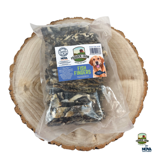 Fish Fingers 1kg – Natural Crunchy Dog Treats