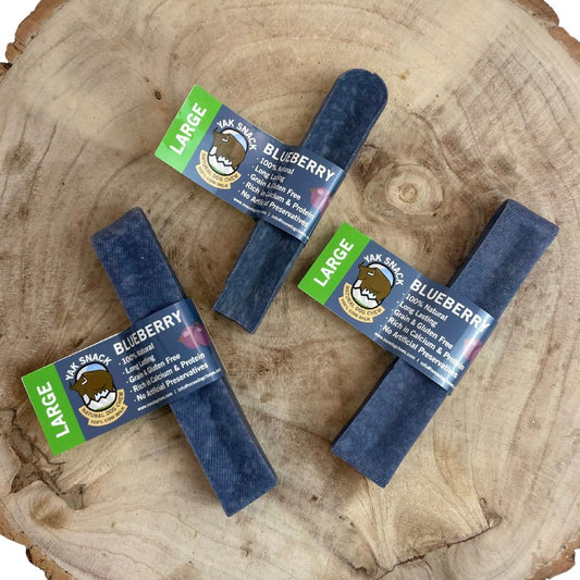 Yak Snack Blueberry Large – Natural Himalayan Dog Chew