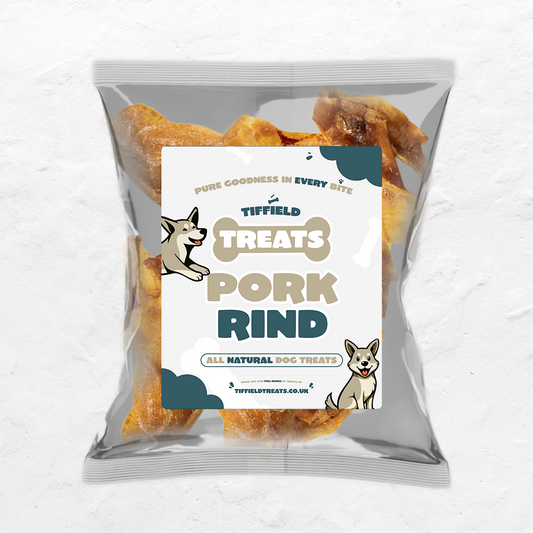 Pork Rind Pack of 4 – Natural Single-Source Dog Chews