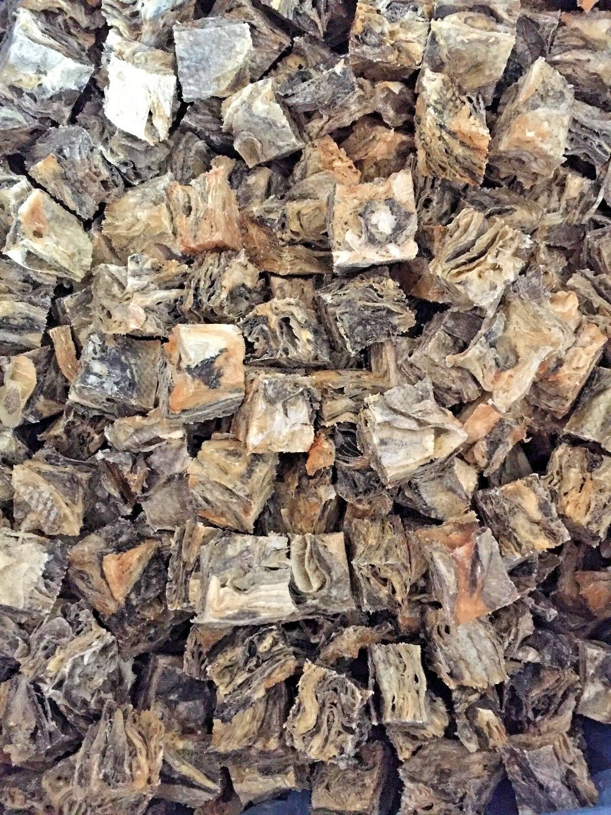 Fish Skin Cubes 1kg – Natural Omega-3 Dog Treats