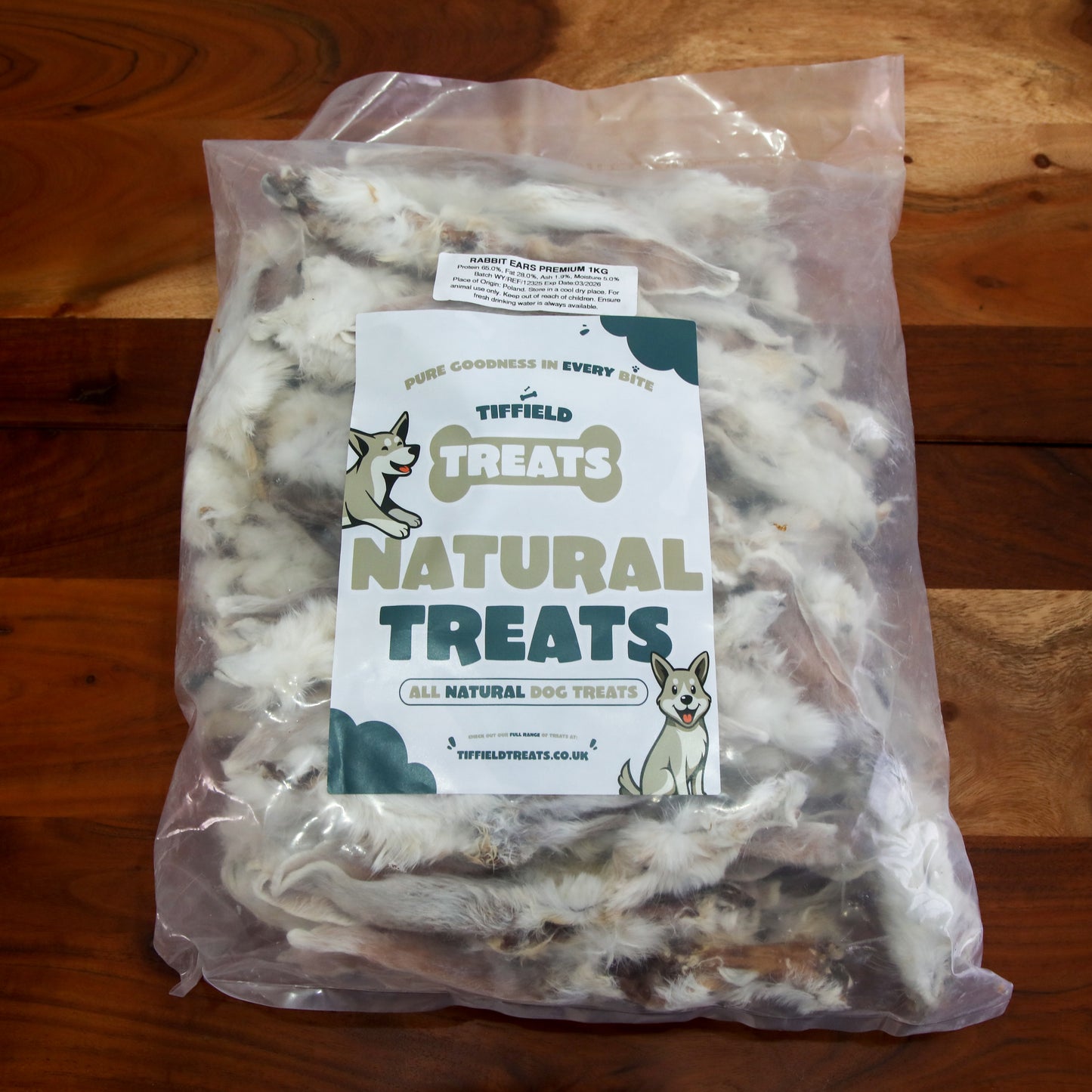 Premium Rabbit Ears 1kg ,250g